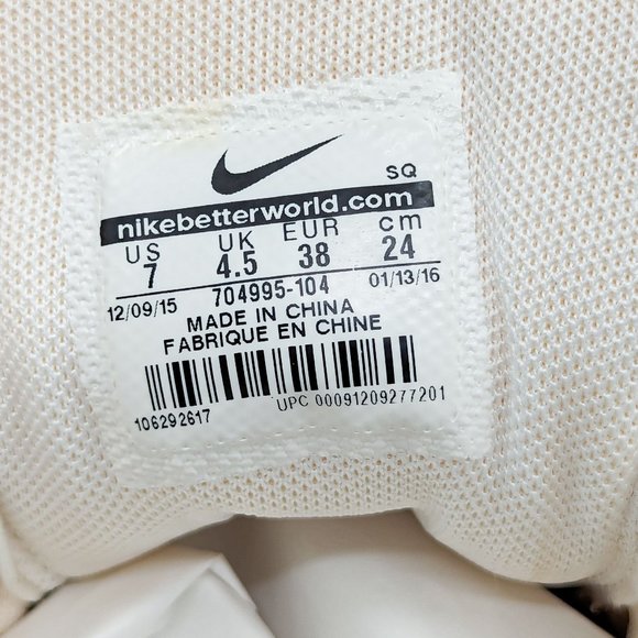 Nike Women Air Max Ultra Moire White Violet Walking Running Sneakers size 7 - Picture 9 of 12